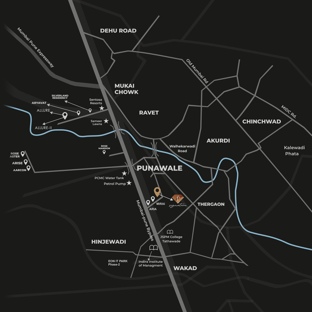 Map showing project location in West Pune